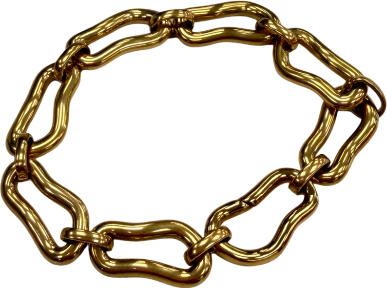 Abbott Lyon Molten Link Bracelet (gold)
