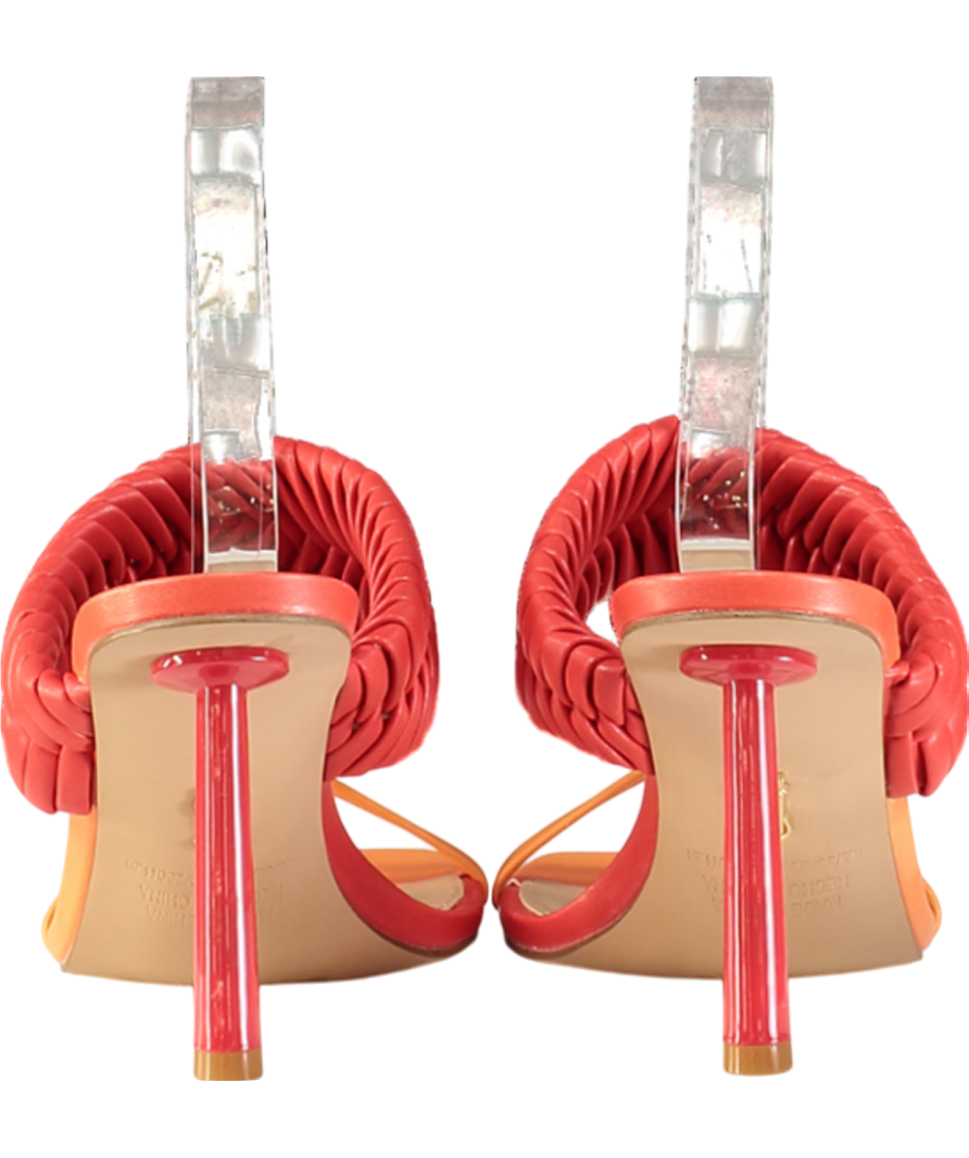 STEVE MADDEN Pink/ Orange Enamor - Heeled Mules UK 6 EU 39 👠