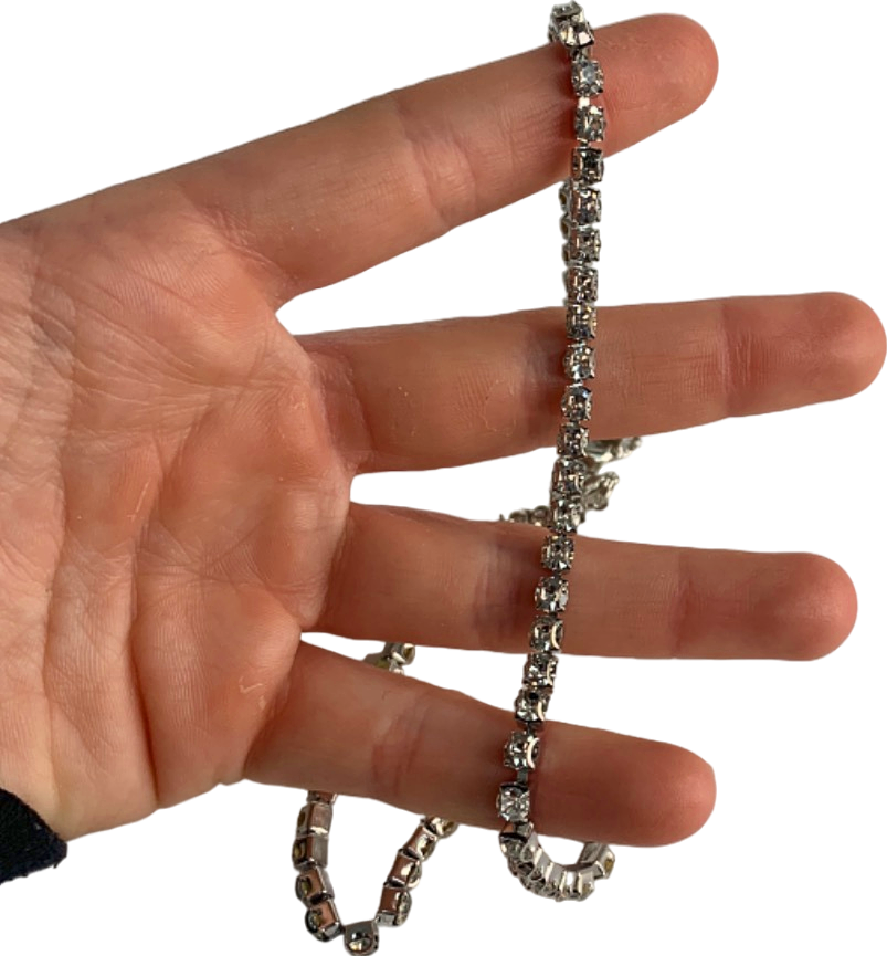 Silver Diamond Tennis Bracelet