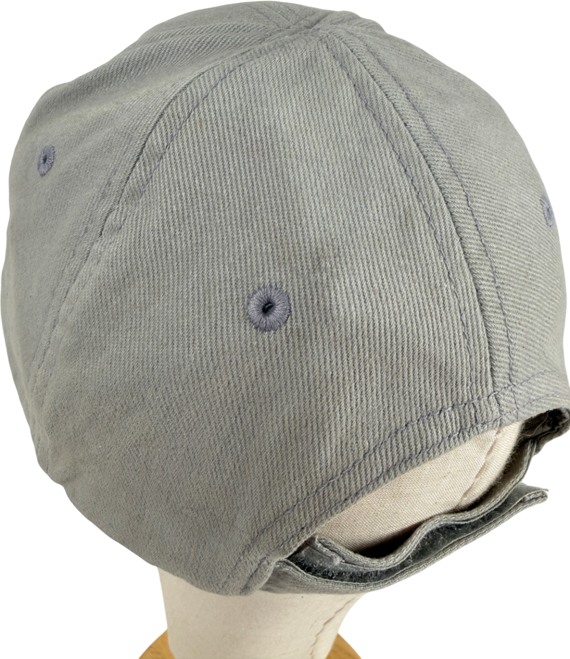 Balenciaga Grey Cotton Logo Baseball Cap Hat L 58 UK L