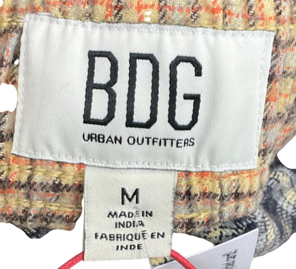 Urban Outfitters Blue Checked Palazzo Trousers UK M