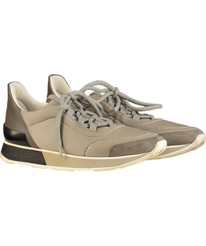 Hermès Beige Taupe Stadium Low Trainers UK 4 EU 37