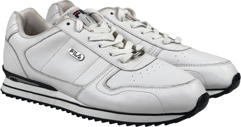 FILA Vintage Retro White Trainers UK 9 EU 43 👞