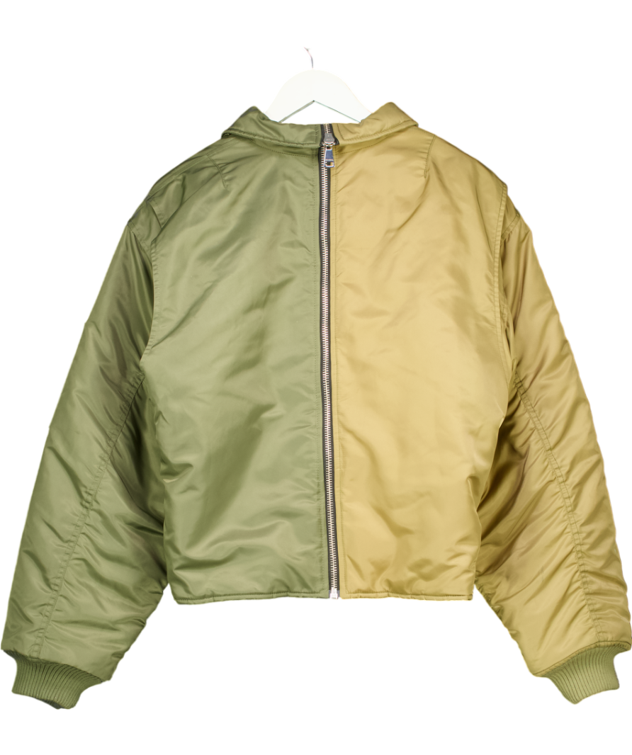 (Di)vision Green Split Bomber Jacket UK S