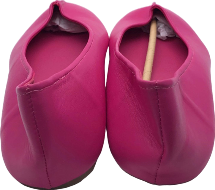 Simply Be Pink Flat Shoes UK 9 Ex Wide