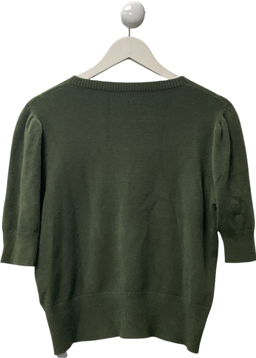 N°1 George Street Green Bonnie Knit Khaki UK S/M