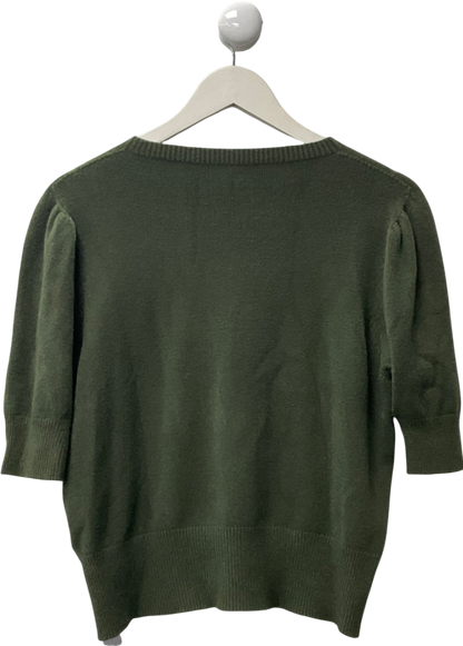 N°1 George Street Green Bonnie Knit Khaki UK S/M