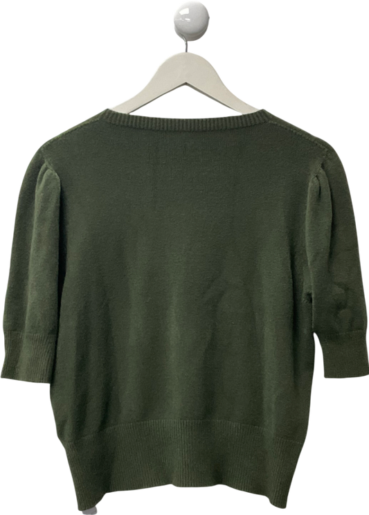 N°1 George Street Green Bonnie Knit Khaki UK S/M