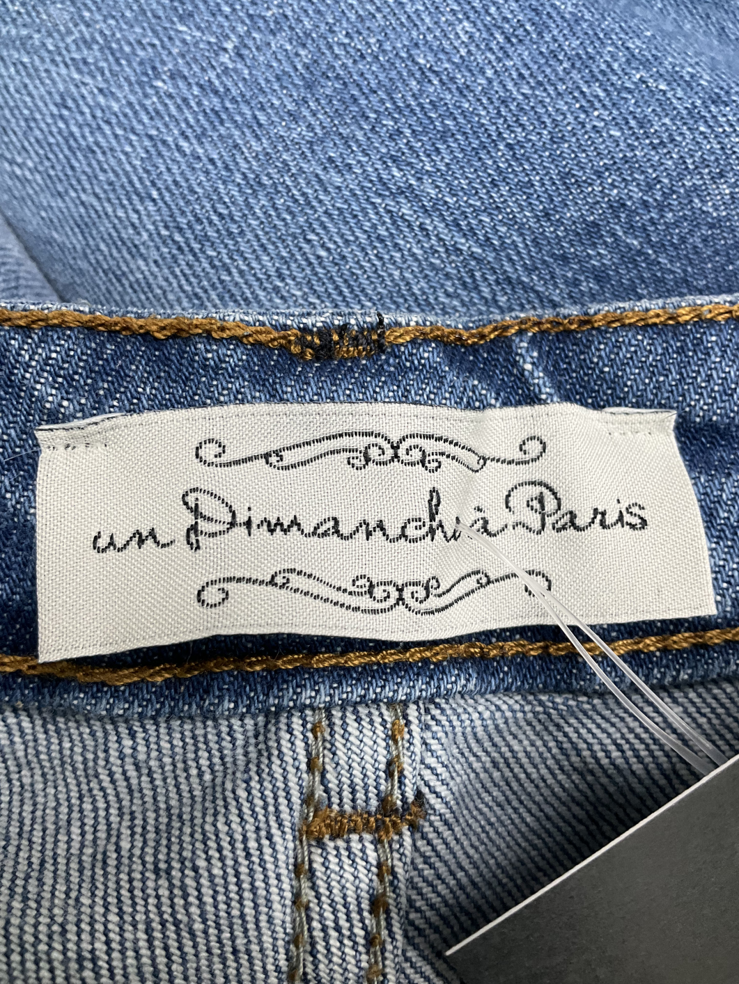 Un Dimanche en Paris Blue Wide Leg Jeans UK M