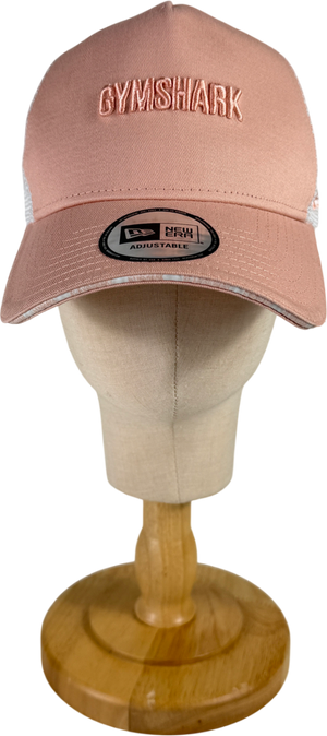 Gymshark Pink New Era Mesh Tucker Washed Peach/white Bellini Cap One Size