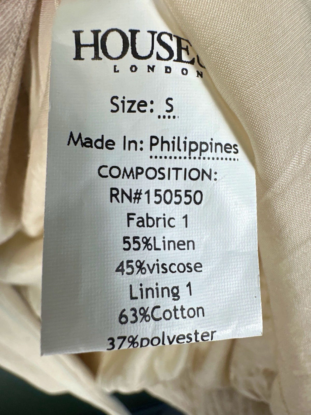 House of CB Cream Blazer UK S