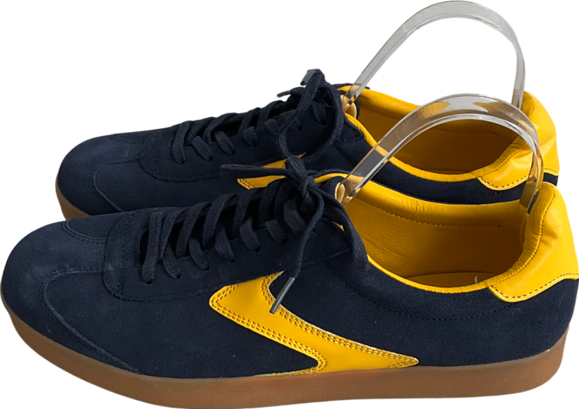 M&S Blue Suede Trainers UK 8 EU 41 👠