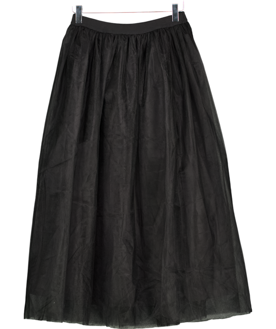 Arket Black Tulle Skirt UK 8