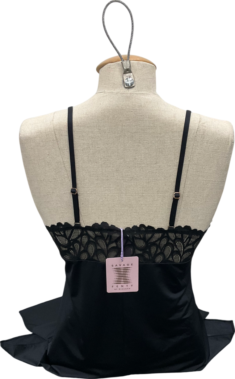 Savage X fenty Black Not Sorry Slip UK 10