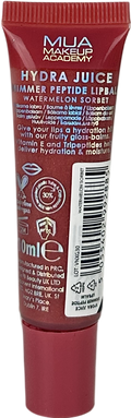 MUA Makeup Academy Hydra Juice Shimmer Peptide Lip Balm Watermelon Sorbet 10ml