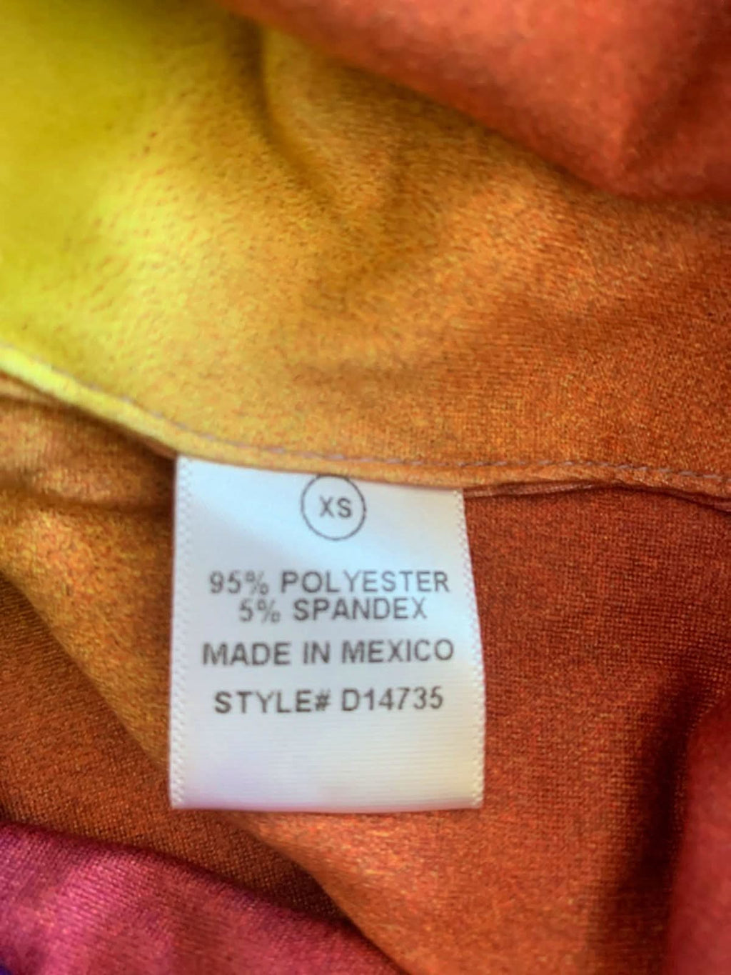 Fashion Nova Rainbow Gradient Bodycon Dress XS