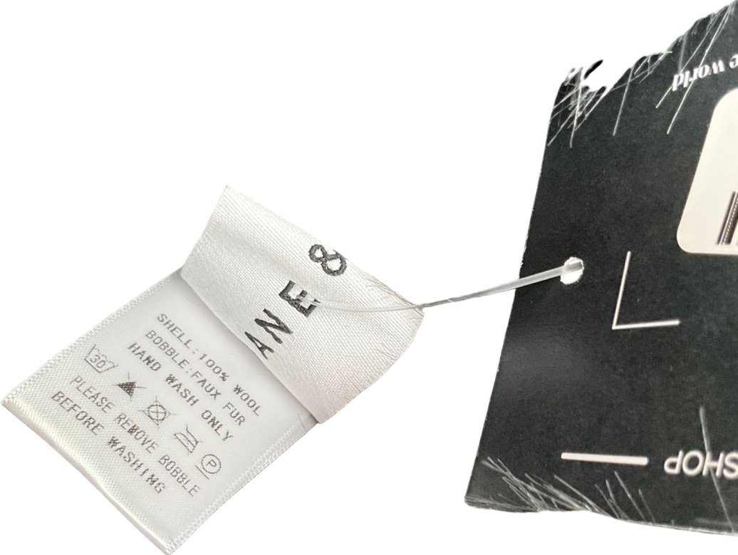 JANE & TASH Grey 100 Wool Hat One Size