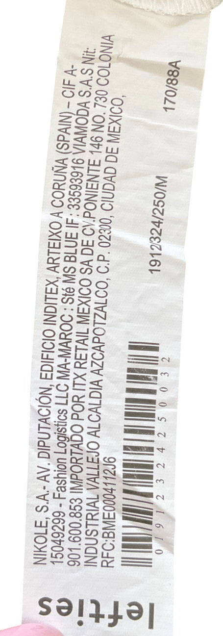 lefties White Poplin Shirt UK M