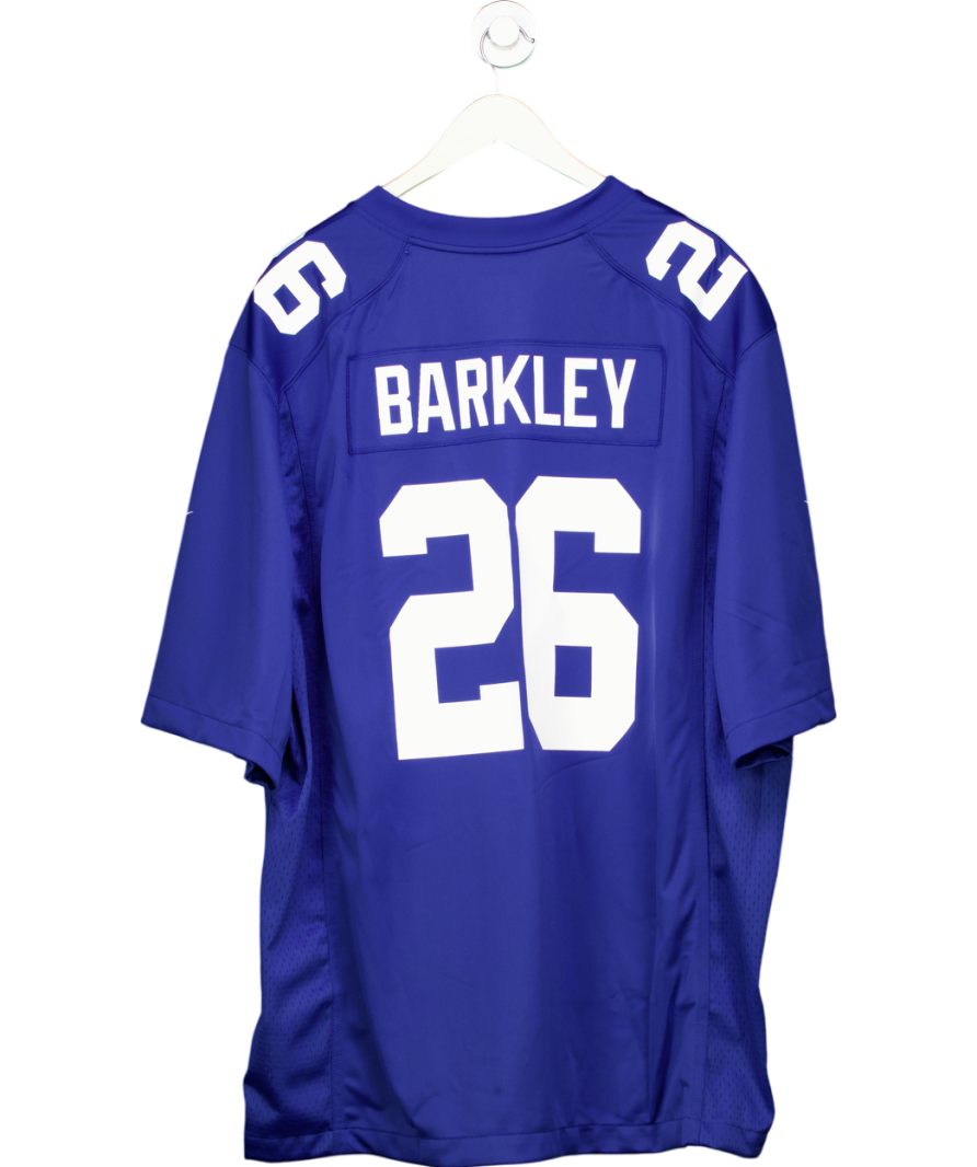 Nike Blue New York Giants Saquon Barkley Home Game Nfl Jersey UK XXL