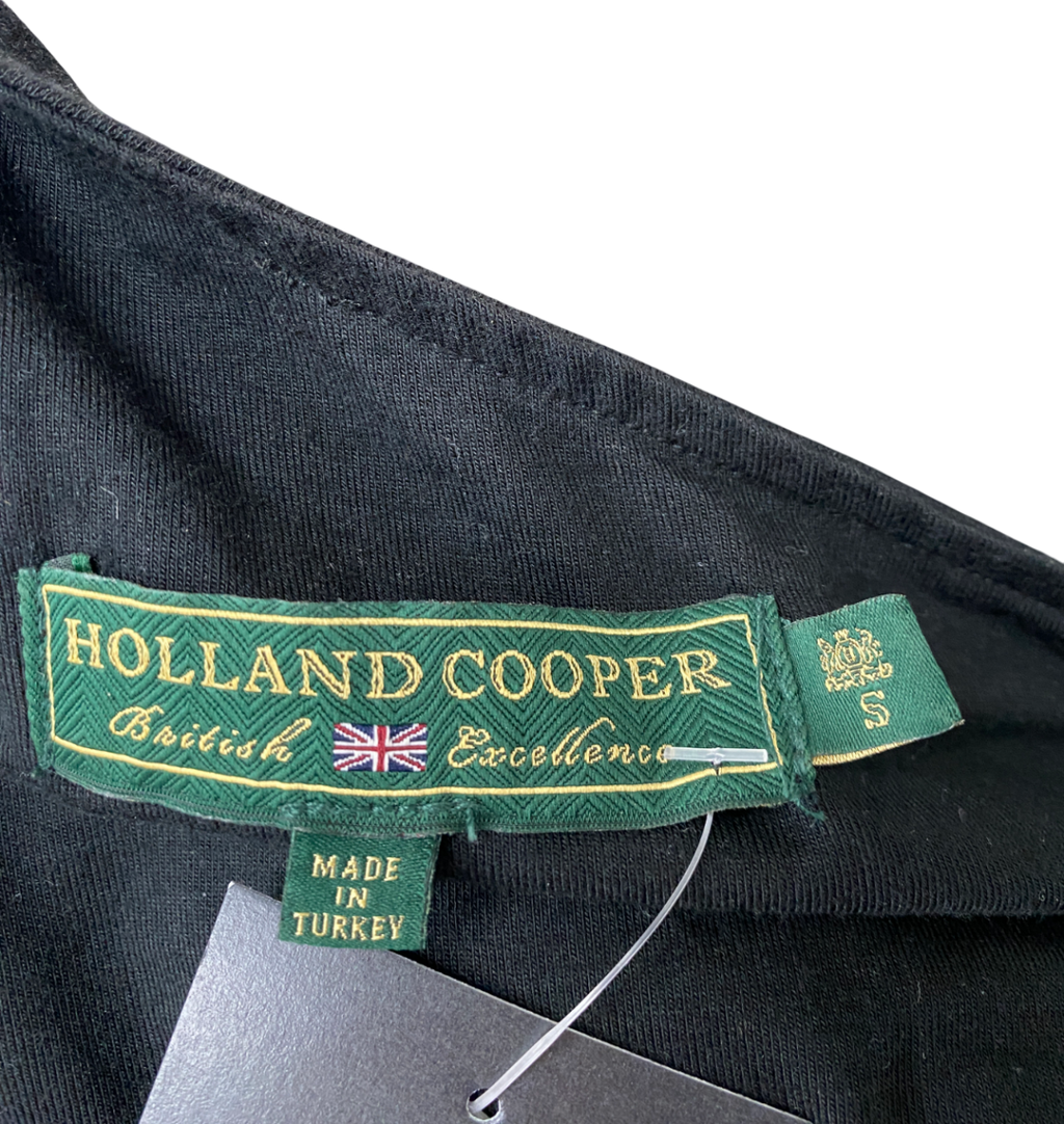 Holland Cooper Black Aria Bodysuit UK S