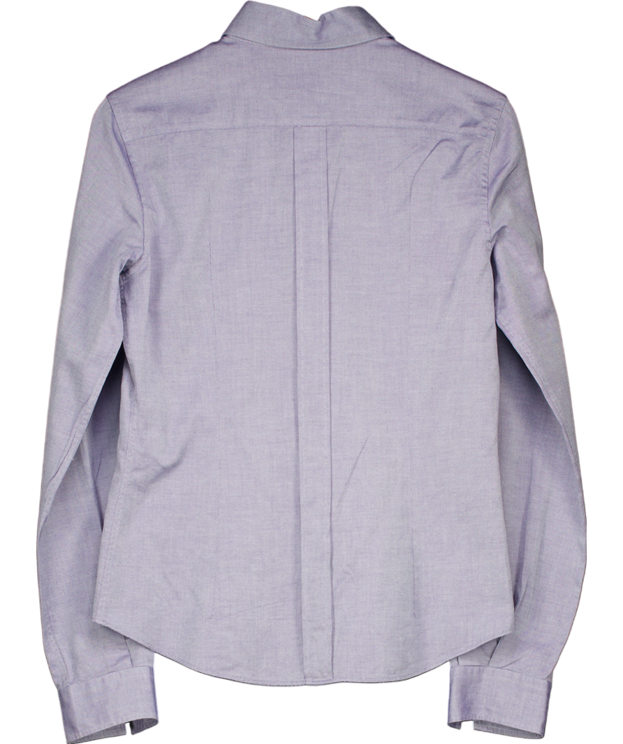 Dolce & Gabbana Blue Long Sleeve Shirt UK S