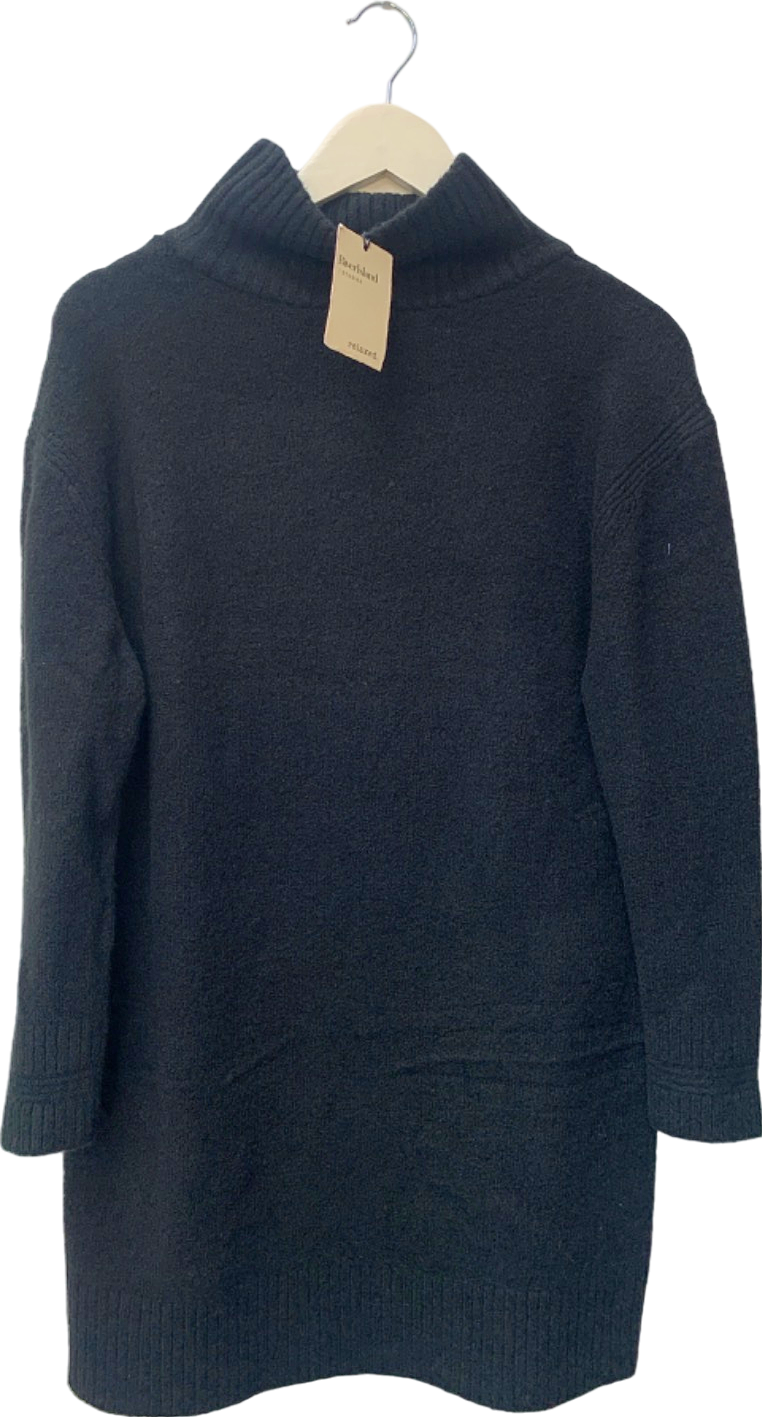 River Island Black Relaxed Jumper UK S