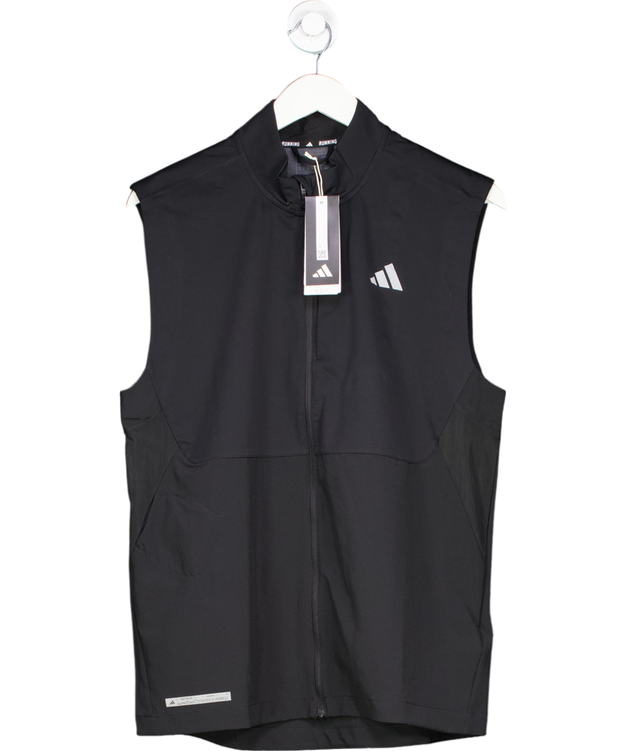 adidas Black Ultimate Running Vest UK M