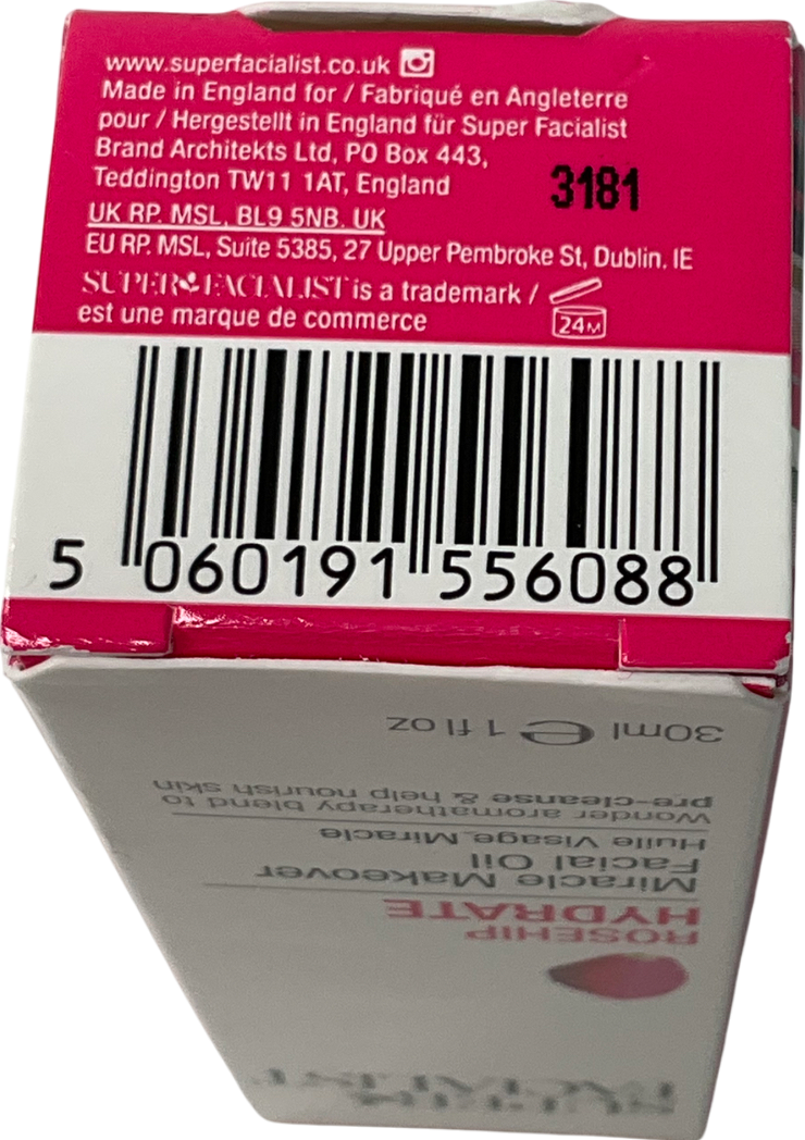 Super Facialist Rosehip Hydrate Facial Oil 30ml