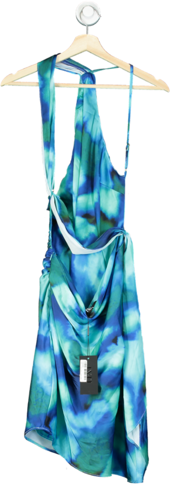 LEXI Blue Lyra Dress Print UK 12