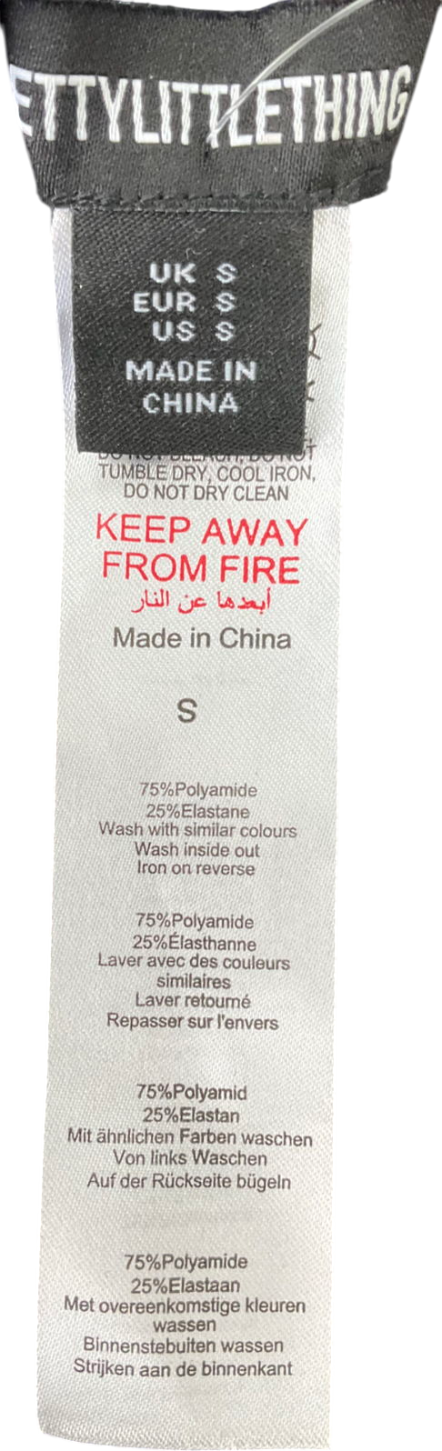 PrettyLittleThing Blue Navy Sculpt High Waisted Gym Leggings UK S