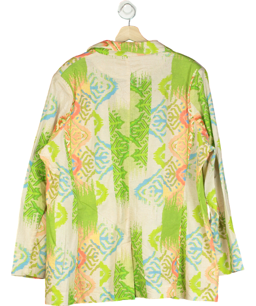 Never Fully Dressed Green Abstract 22 Blazer UK 24