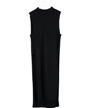 Alexander Wang Black Cashmere Blend Split Side Tunic UK XS