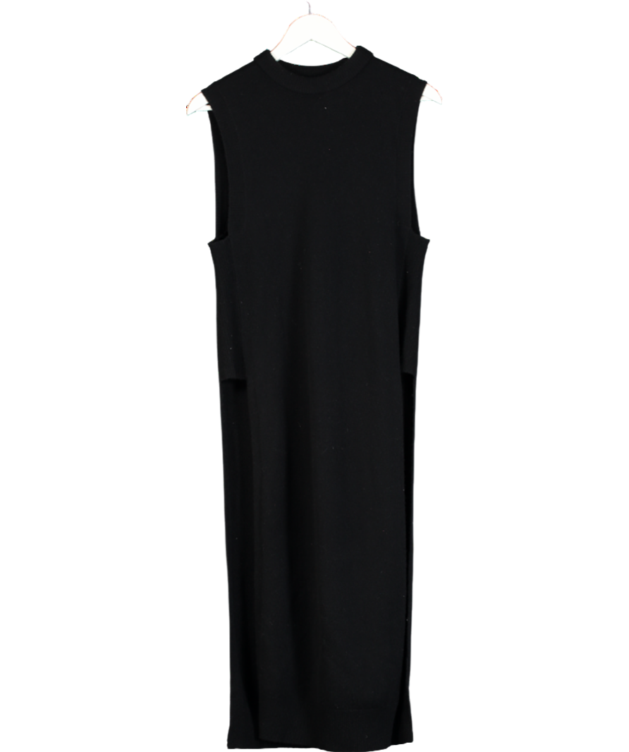 Alexander Wang Black Cashmere Blend Split Side Tunic UK XS