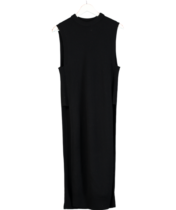 Alexander Wang Black Cashmere Blend Split Side Tunic UK XS