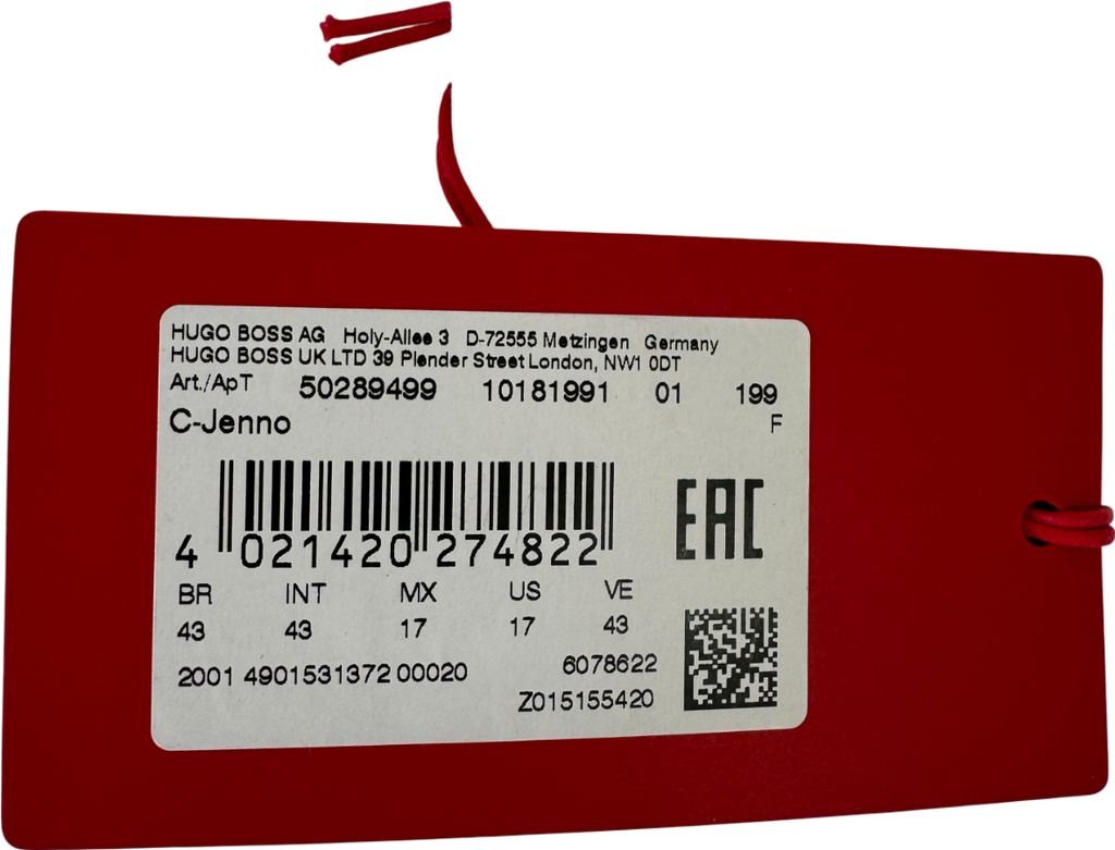 HUGO BOSS White Slim-fit Easy Iron Shirt Chest 43"/Neck 17" UK XL