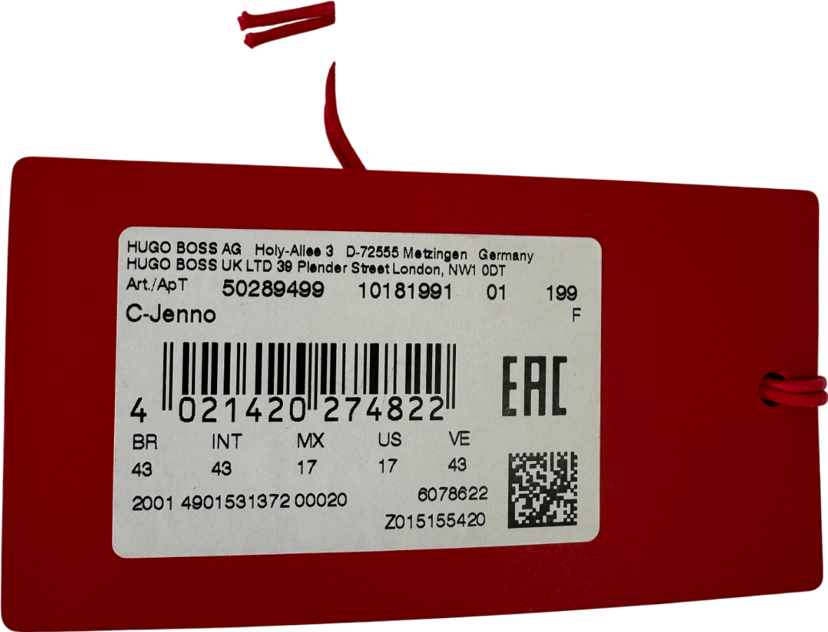 HUGO BOSS White Slim-fit Easy Iron Shirt Chest 43"/Neck 17" UK XL