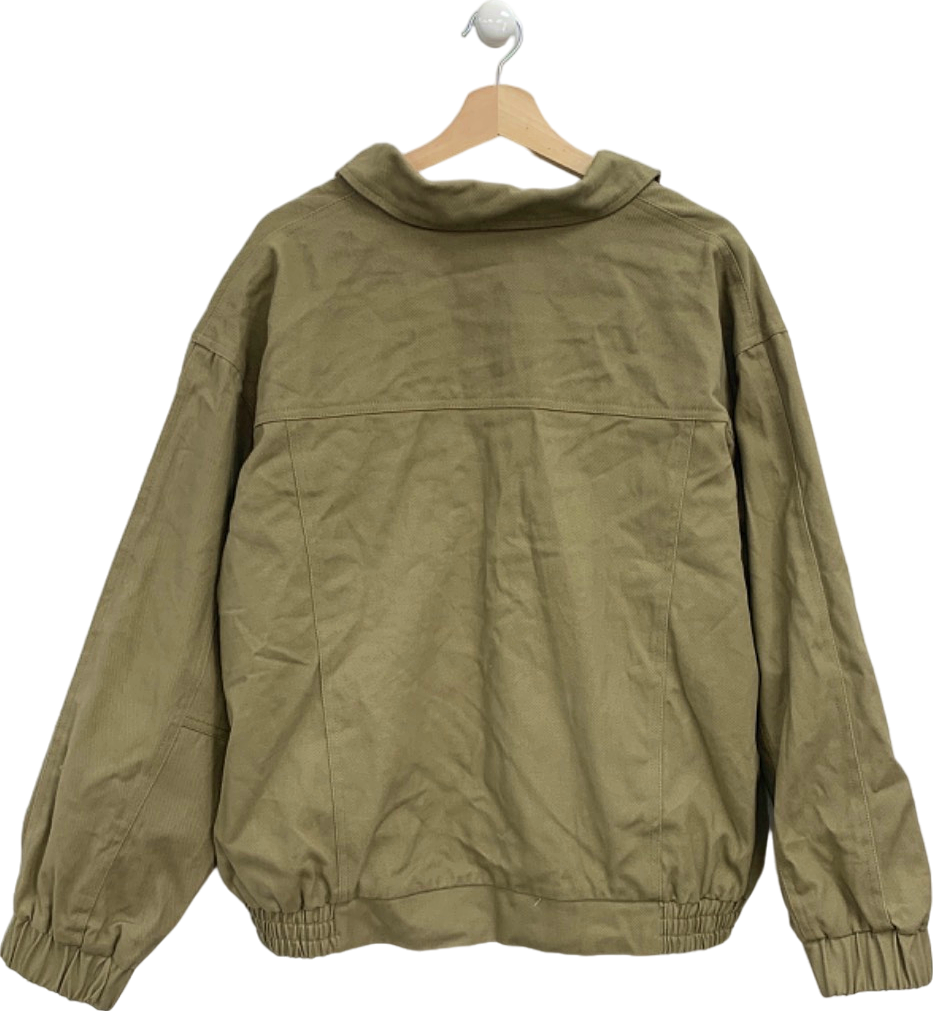 White Fox Khaki Oversize Jacket UK L/XL