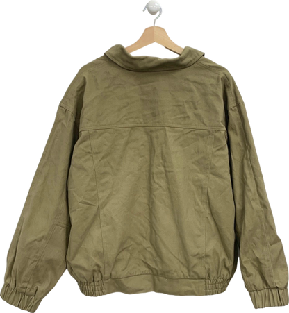 White Fox Khaki Oversize Jacket UK L/XL