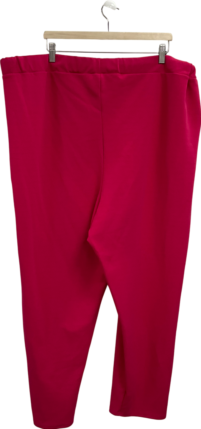 M&S Limited Collection Hot Pink Plus Size Trousers UK 28