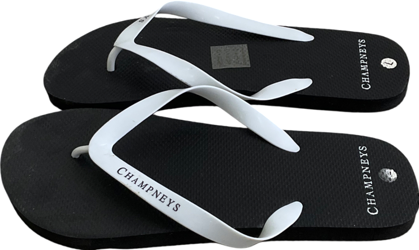 Black Champneys Flip Flops UK 7 EU 41 👞