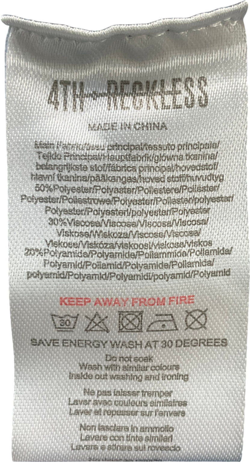 4th & Reckless Black Knitted Sleeveless Top UK 8