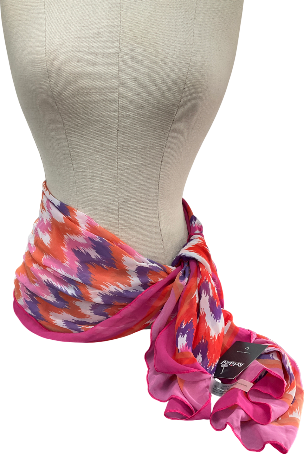 Multicoloured Mesh Bikini Cover Up One Size