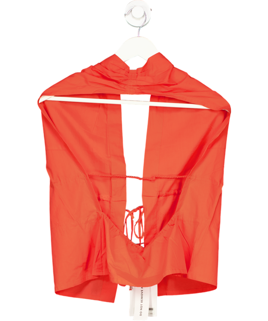 With Jean Orange Lindos Top UK XS/S