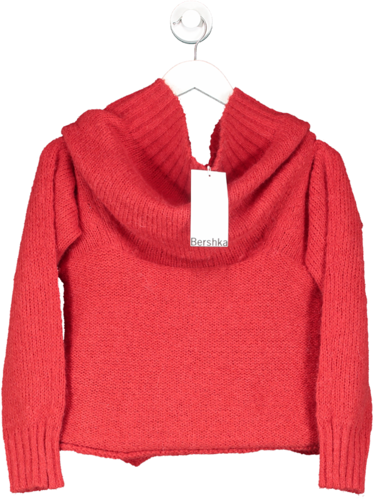 Bershka Red Bardot Sweater UK M/L