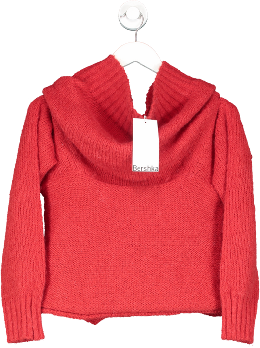 Bershka Red Bardot Sweater UK M/L
