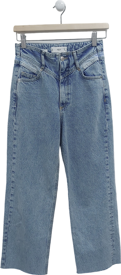 MANGO Blue Juliette Loose Fit Jeans UK 6