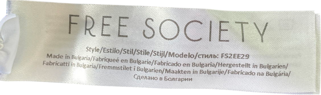 free society Blue Tanga Bikini Set UK 10