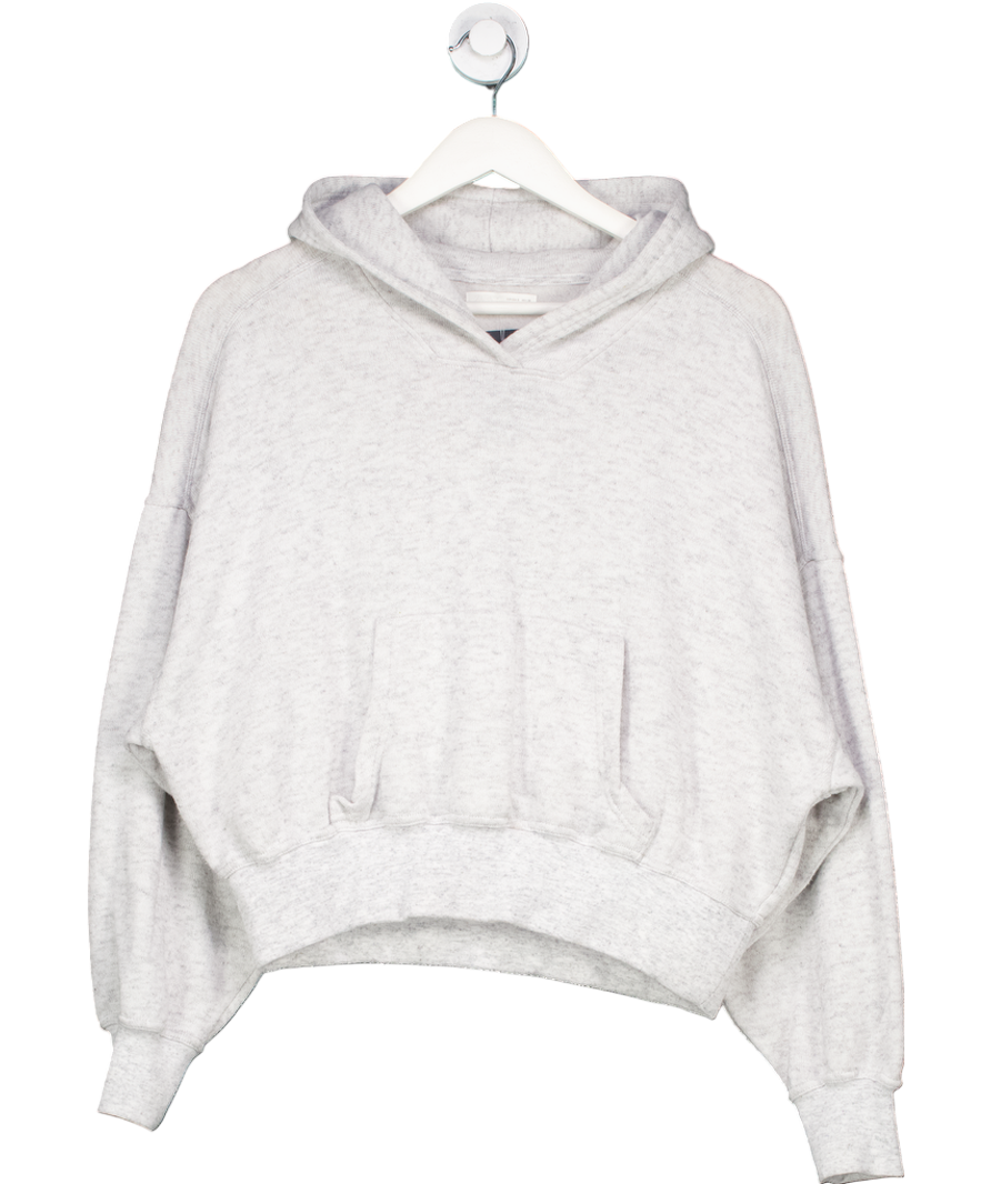 ZARA Light Grey Pullover Hoodie UK S