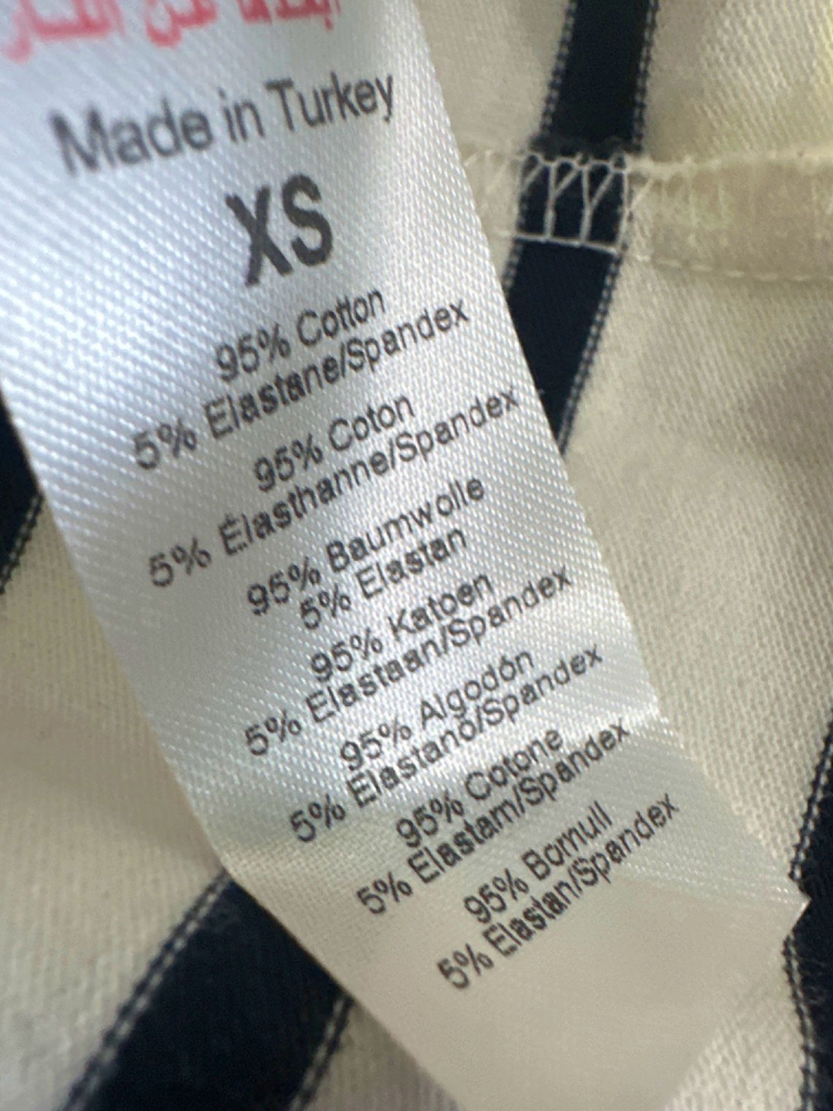 Karen Millen Black and White Striped Maxi Dress UK XS