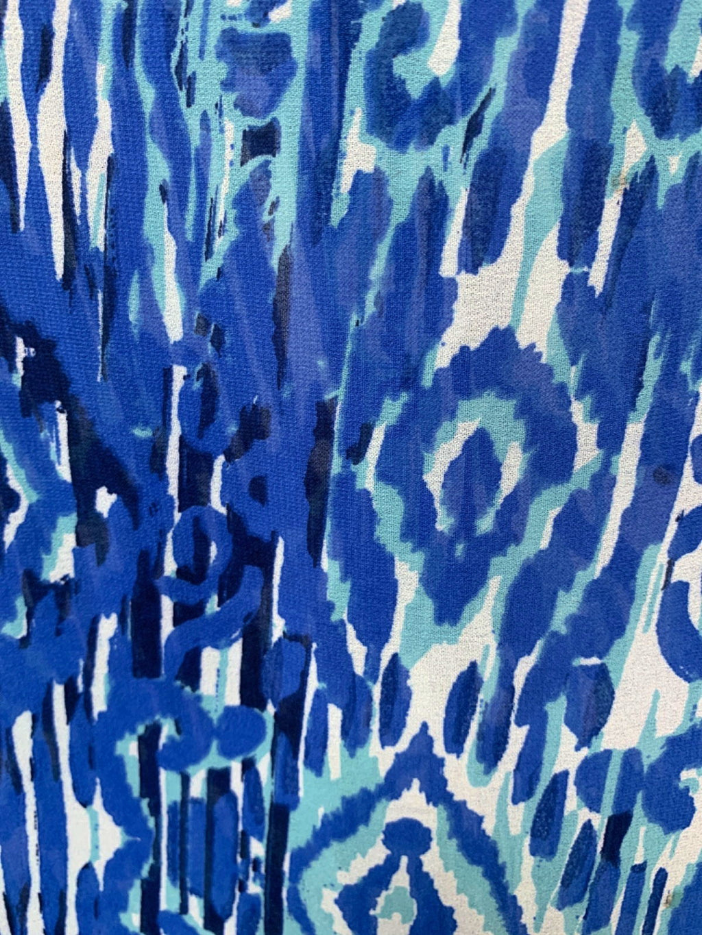 Yours Blue Patterned Dress UK XXL